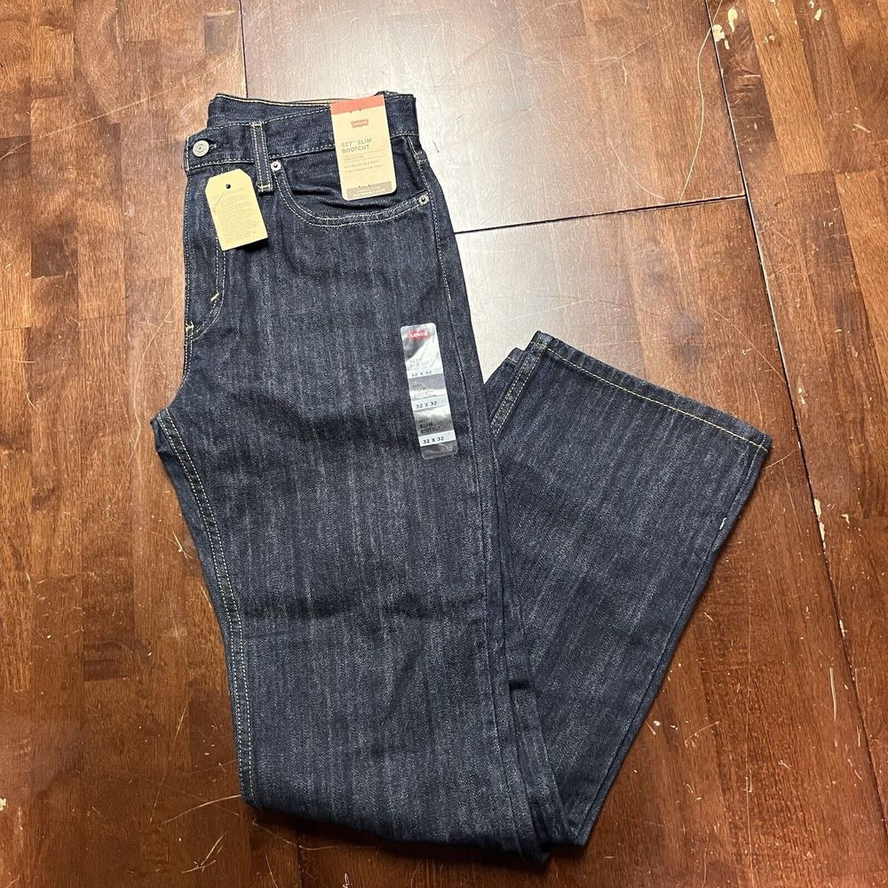 NWT Men's Levi's 527 Slim Stretch Bootcut Jeans Size 32x32